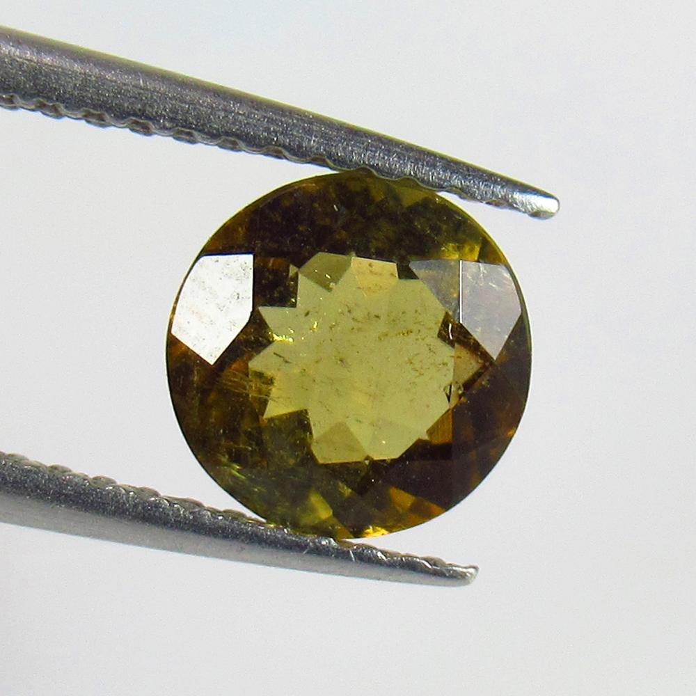 1.23 Ctw Natural Tourmaline Round Cut: No Reserve! Title: 1.23 Ctw Natural Tourmaline Round Cut Stone Clarity: VVS Gemstones: Tourmaline Size/Dimensions: 1.23 Carat Weights: 6.90 x 6.90 x 4.00 mm Additional Information: Round Cut / Origin 