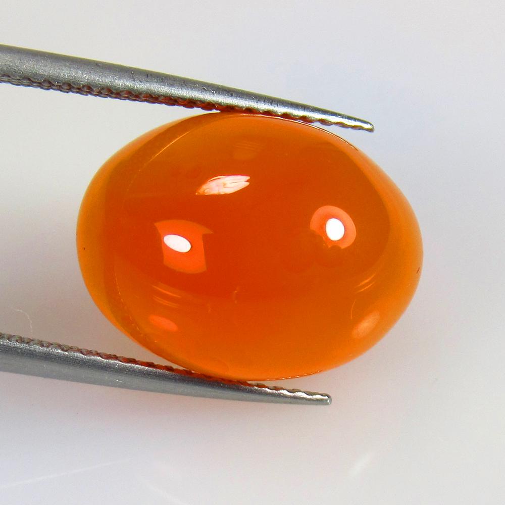 9.30 Ctw Natural Orange Carnelian Oval Cab: No Reserve! Title: 9.30 Ctw Natural Orange Carnelian Oval Cab Stone Clarity: Semi-Transparent Gemstones: Carnelian Size/Dimensions: 9.3 Carat Weights: 15.60 x 12.00 x 7.00 mm Additional Information: E