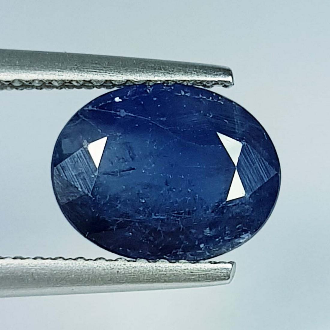 3.07 ctz Natural Blue Sapphire: No Reserve! Title: 3.07 ctz Natural Blue Sapphire Color/Clarity: Blue / VS Gemstones: Sapphire Carat Weights: 3.07 Size/Dimensions: 9.80 x 7.80 x 4.60 Additional Information: Oval / Burma Shipping: D