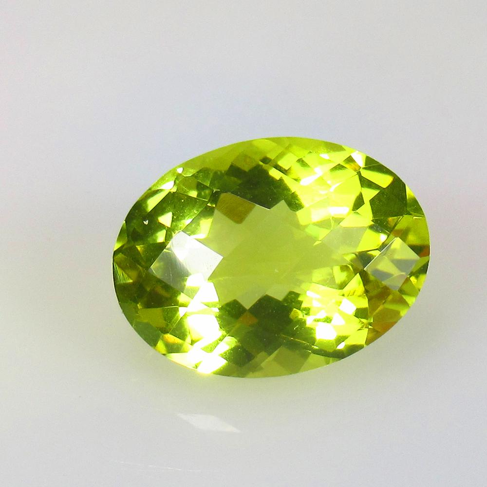 8.59 Ctw Natural Lemon Quartz Oval Cut: No Reserve! Title: 8.59 Ctw Natural Lemon Quartz Oval Cut Stone Clarity: VVS Gemstones: Natural Lemon Quartz Size/Dimensions: 8.59 Carat Weights: 14.10 x 12.00 x 8.50 mm Additional Information: Top Cl