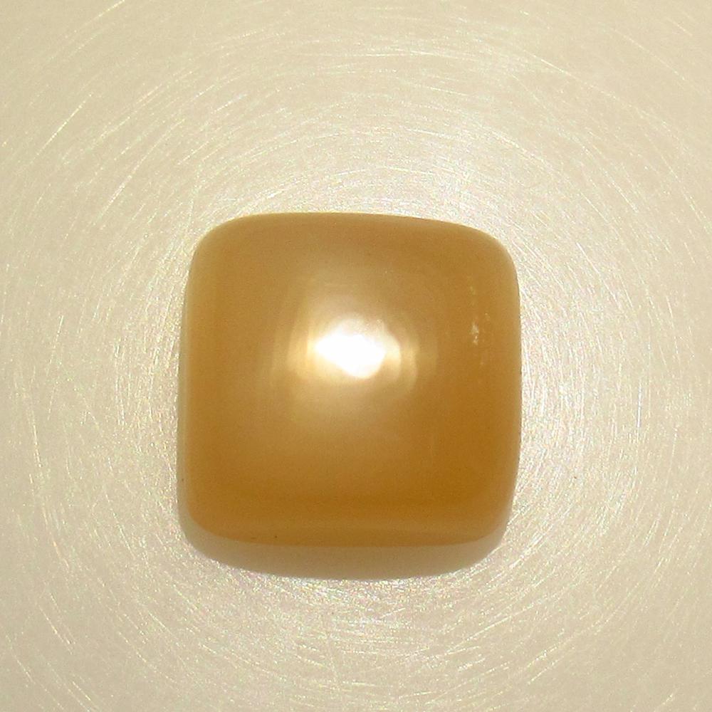 5.58 Ctw Natural Moonstone Cushion Cab: No Reserve! Title: 5.58 Ctw Natural Moonstone Cushion Cab Stone Clarity: Semi-Transparent Gemstones: Moonstone Size/Dimensions: 5.58 Carat Weights: 10.10 x 9.80 x 6.20 mm Additional Information: Nice