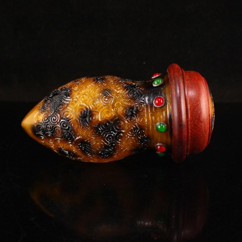 Openwork Tortoiseshell Inlay Gems Cricket Pot (1 of 6)