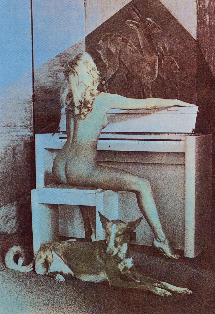 BOB CARLOS CLARKE - Delta of Venus, Anais Nin: Artist: Bob Carlos Clarke Title: Delta of Venus, Anais Nin Medium: Tri Color Photo Litho, 1980, Great Britain Dimensions: 5.3x7.75" Description: Heat Wax Mounted on 8.5x11" Conservation Board Artist B