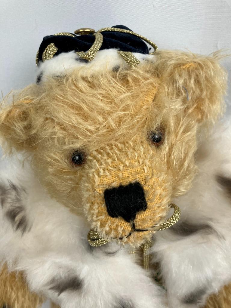 HERMANN KING LUDWIG II #123 of 500 FULLY TAGGED JOINTED 15 INCHES GOLD MOHAIR (1 of 12)