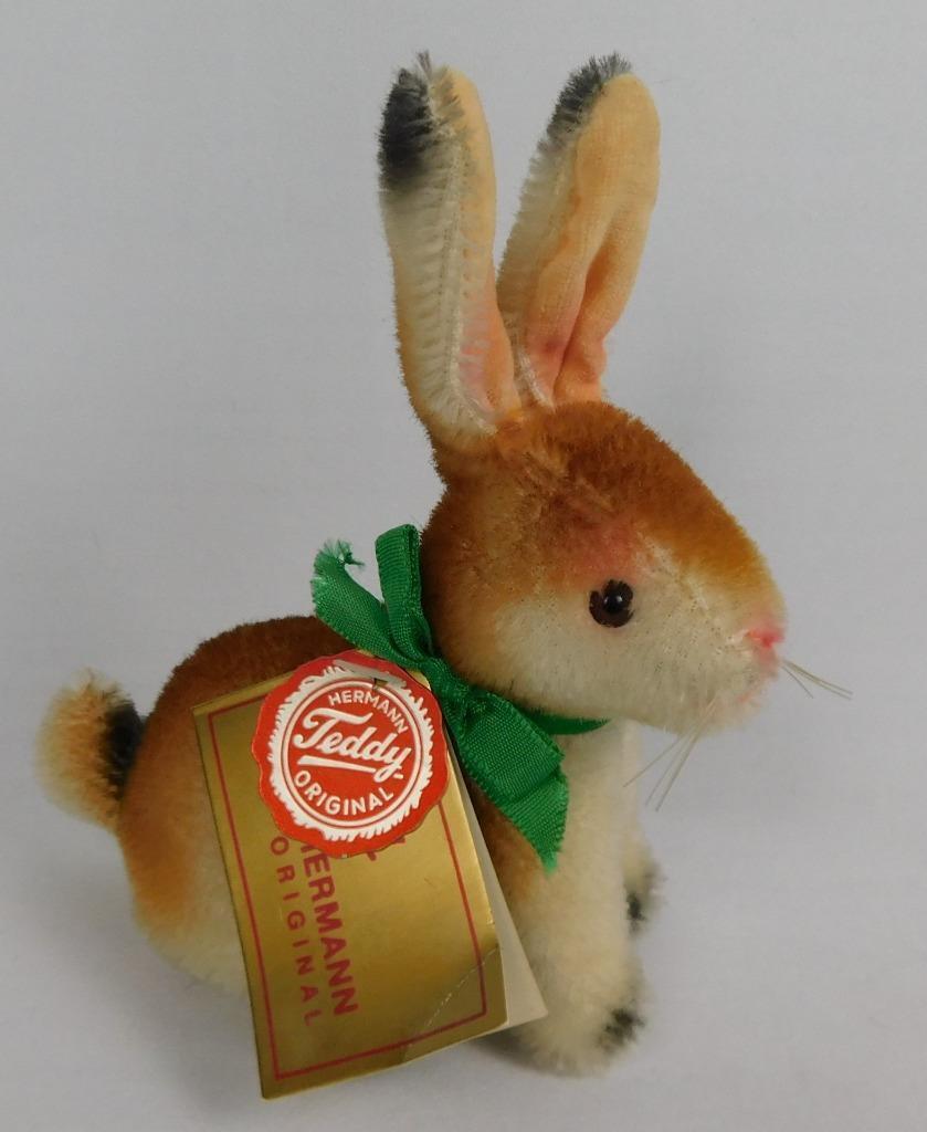 HERMANN FULLY TAGGED RABBIT MADE IN GERMANY 12CM 5 INCHES: HERMANN FULLY TAGGED RABBIT MADE IN GERMANY 12CM 5 INCHES HERMANN FULLY TAGGED RABBIT MADE IN GERMANY 12CM 5 INCHES Description HERMANN RABBIT ORIGINAL 12 CM 5 inches PICTURES SAY IT ALL HERMANN ORIGI