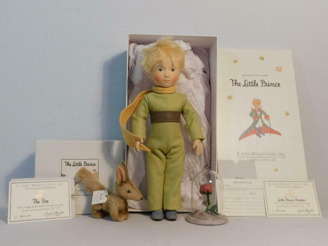 RARE R. JOHN WRIGHT 2002 THE LITTLE PRINCE AVIATOR+ROSE & THE FOX 0110 / 250 MIB (1 of 12)