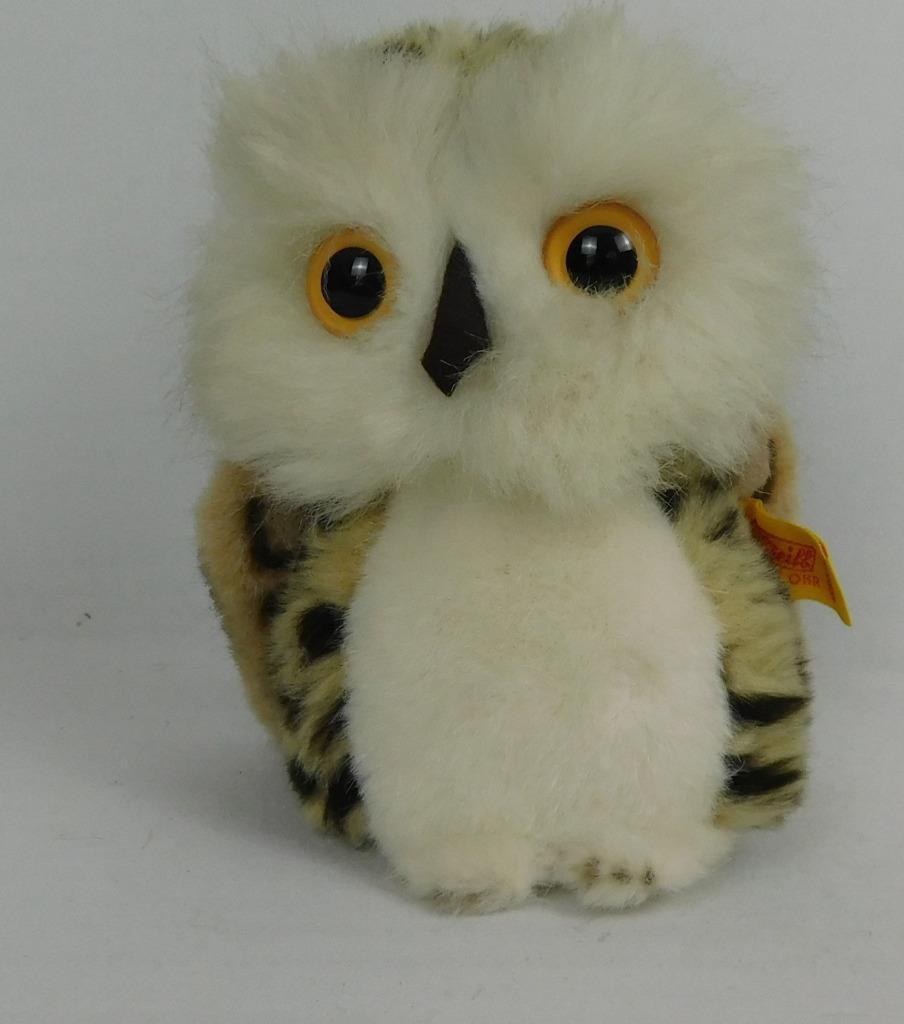 1986 STEIFF "WITTIE" THE OWL " 1550/12 12CM 5 INCHES KNITTED FUR: 1986 STEIFF "WITTIE" THE OWL " 1550/12 12CM 5 INCHES KNITTED FUR 1986 STEIFF "WITTIE" THE OWL " 1550/12 12CM 5 INCHES KNITTED FUR Description 1986 STEIFF WITTLE THE OWL 12CM 5INCHES FULLY TAGGED 1550/