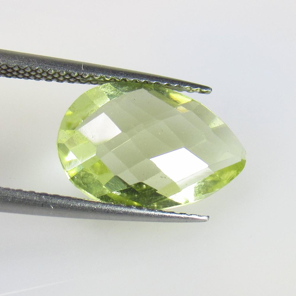 4.00 Ctw Natural Lemon Quartz Pear Checkerboard Cut: No Reserve! Title: 4.00 Ctw Natural Lemon Quartz Pear Checkerboard Cut Stone Clarity: VVS Gemstones: Natural Lemon Quartz Size/Dimensions: 4 Carat Weights: 14.80 x 10.00 x 4.90 mm Additional Informati