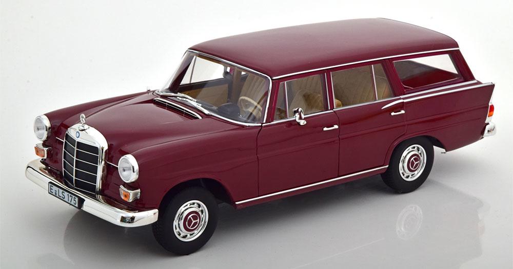Norev Mercedes-Benz 200 1968 Universal Red 1:18: Manufacturer: Norev Brand: Mercedes-Benz Type: 200 Universal 1968 Color: Red Scale: 1:18 Type of Model: DIECT (can be opened with this model) Condition: New Specifications; Article number: 18357