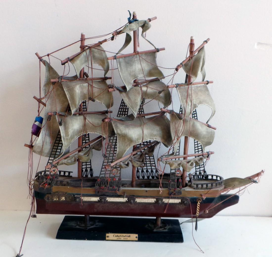 Vintage USS Constitution US Navy 16" model 1814: Vintage USS Constitution US Navy 16" model 1814 - Condition: good needs a good cleaning Shipping: Domestic: Shipping rates are determined by destination International: Foreign shipping rates are deter