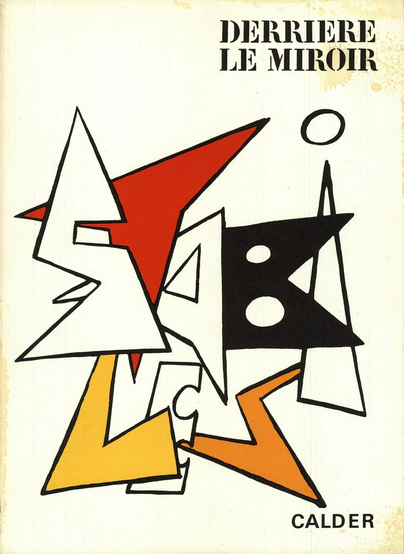 Alexander Calder - DLM No. 141 Cover - 1963 Lithograph 15" x 11" (1 of 3)