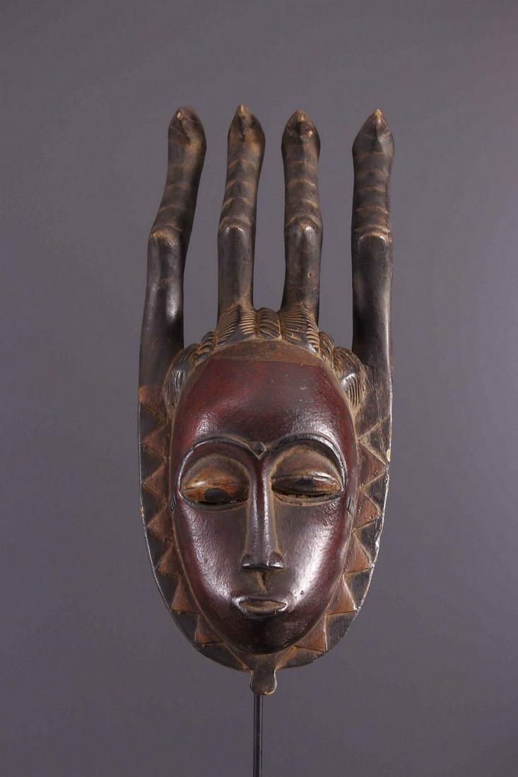 Baoule / Yohoure mask - RCI, Ivory Coast - African Art Tribal Art (1 of 11)