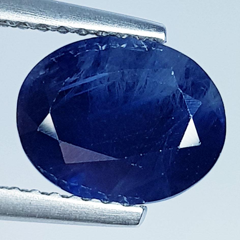 2.89 Ctz Natural Blue Sapphire: No Reserve! Title: 2.89 Ctz Natural Blue Sapphire Color/Clarity: Blue / VS Gemstones: Sapphire Carat Weights: 2.89 Size/Dimensions: 9.00 x 7.10 x 5.00 Additional Information: Oval / Burma Shipping: D