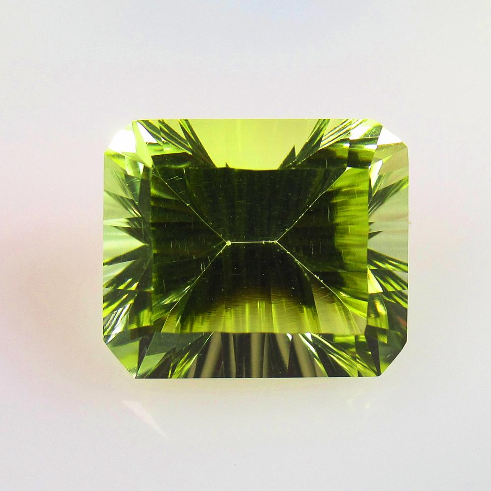 8.11 Ctw Natural Lemon Quartz Octagon Cut: No Reserve! Title: 8.11 Ctw Natural Lemon Quartz Octagon Cut Stone Clarity: VVS Gemstones: Natural Lemon Quartz Carat Weights: 8.11 Size/Dimensions: 12.90 x 10.90 x 8.80 mm Additional Information: Top