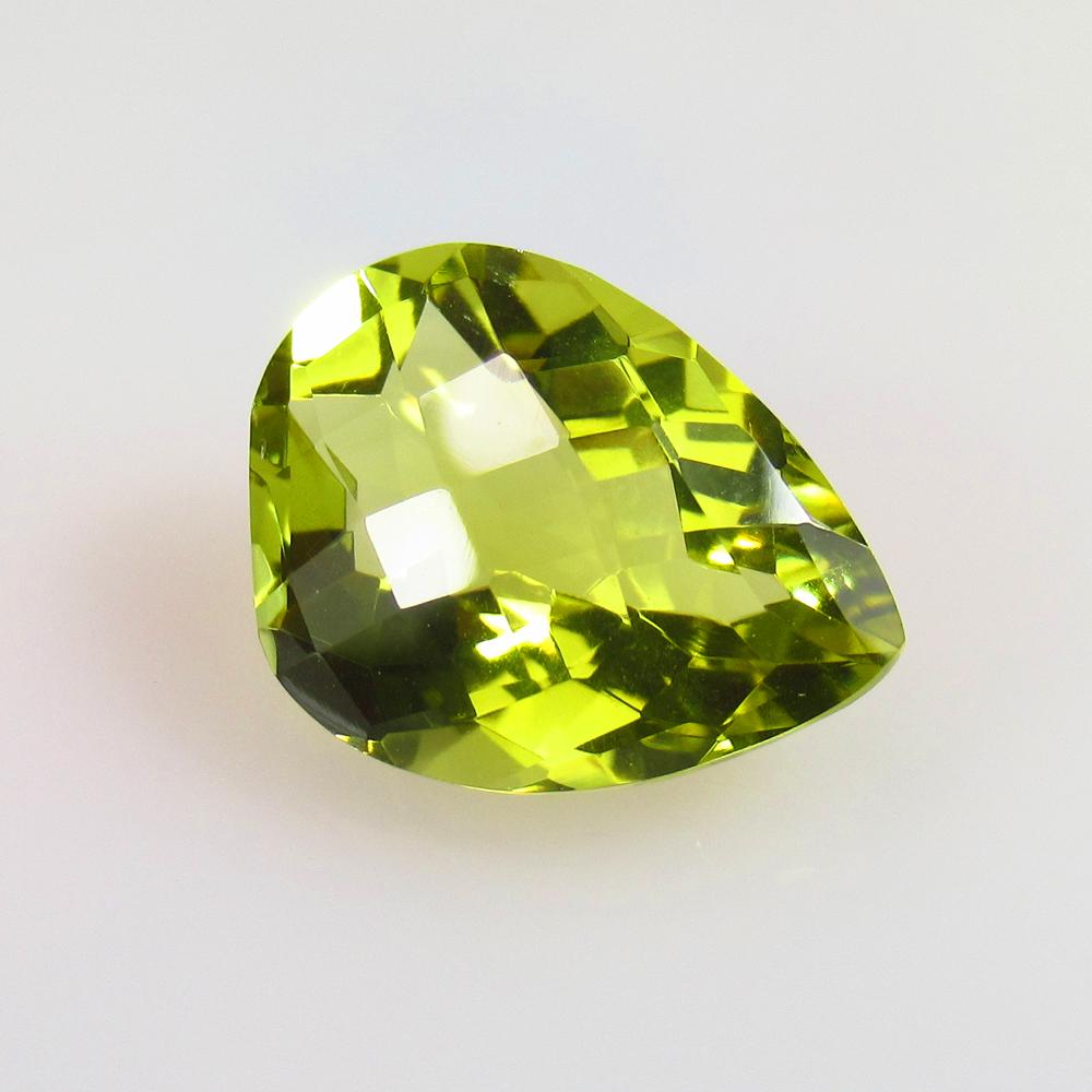 8.83 Ctw Natural Lemon Quartz Pear Cut: No Reserve! Title: 8.83 Ctw Natural Lemon Quartz Pear Cut Stone Clarity: VVS Gemstones: Natural Lemon Quartz Carat Weights: 8.83 Size/Dimensions: 16.80 x 12.70 x 8.20 mm Additional Information: Top Cl