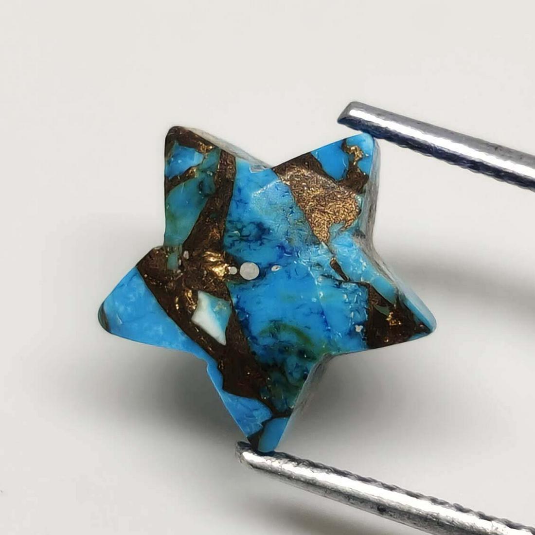3 ct Composite Star Copper Turquoise (1 of 1)