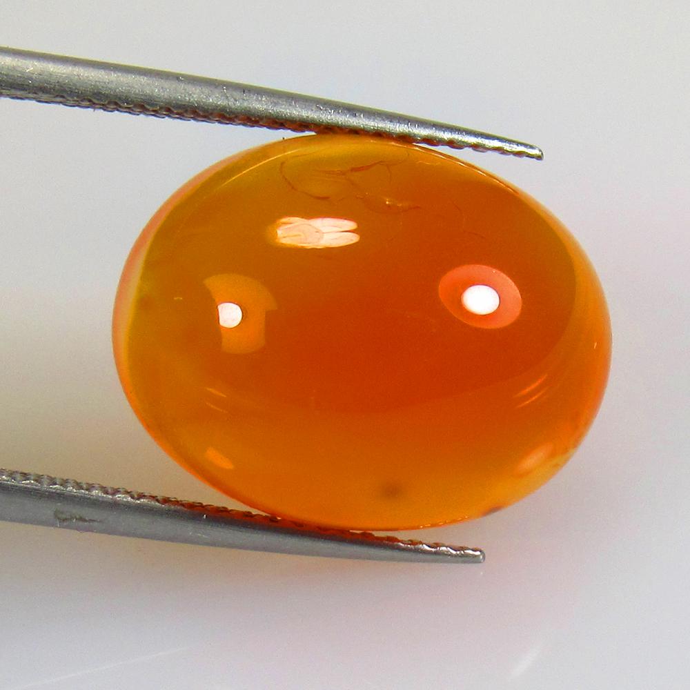 12.01 Ctw Natural Orange Carnelian Oval Cab: No Reserve! Title: 12.01 Ctw Natural Orange Carnelian Oval Cab Stone Clarity: Semi-Transparent Gemstones: Carnelian Carat Weights: 12.01 Size/Dimensions: 17.30 x 13.50 x 7.20 mm Additional Information