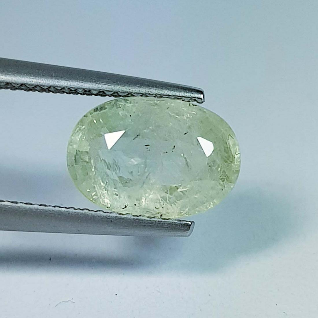 3.40 Ctz Natural Unheated Lemon Sapphire: No Reserve! Title: 3.40 Ctz Natural Unheated Lemon Sapphire Color/Clarity: Pink / VS Gemstones: Sapphire Carat Weights: 3.4 Size/Dimensions: 10.50 x 7.40 x 4.50 Additional Information: Oval / Srilanka