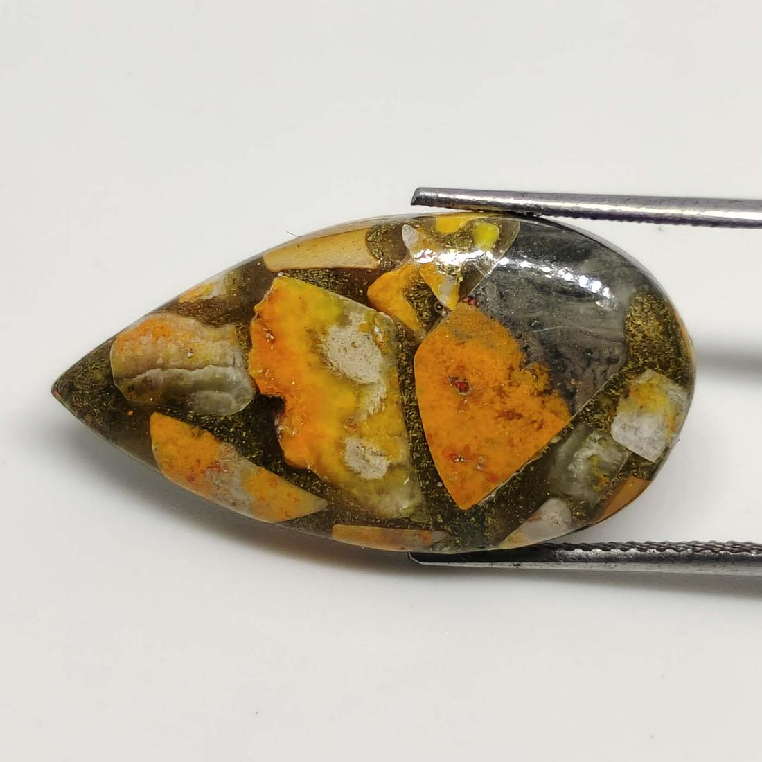 15.20 ct Composite Copper Bumble Bee Jasper (1 of 1)