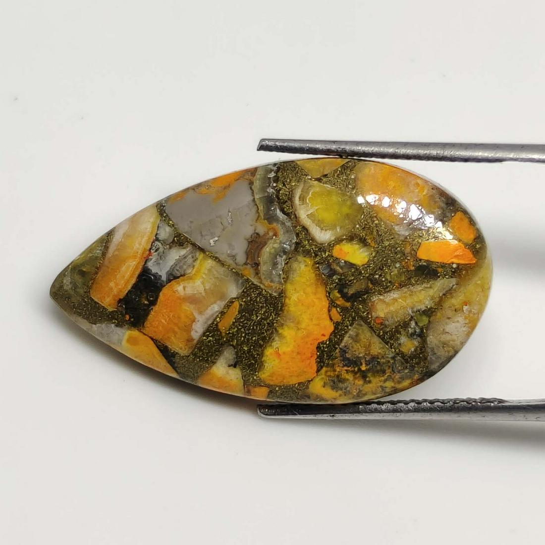 19.40 ct Composite Copper Bumble Bee Jasper (1 of 1)