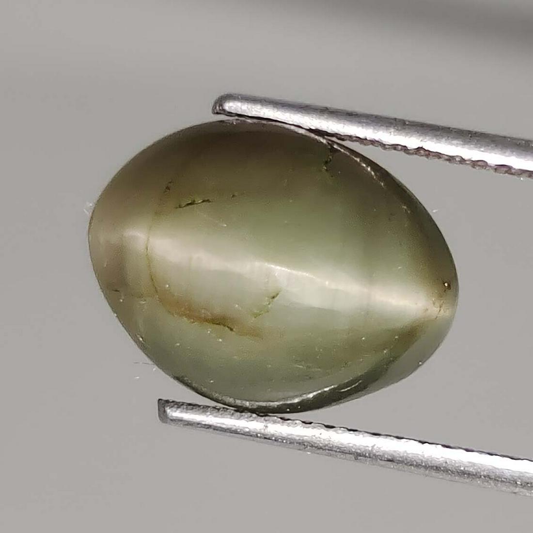6.50 ct Natural Cat's Eye: No Reserve! Title: 6.50 ct Natural Cat's Eye Additional Information: Gemstones: Natural Cat's Eye Carat Weights: 6.50 ct Size/Dimensions: 13 X 10 X 8 mm Treatment: Colorless Oil Materials & Techniques