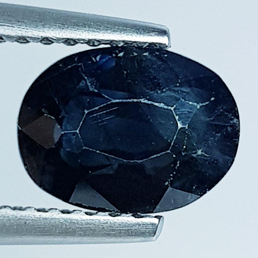 1.97 Ctz Natural Blue Sapphire: No Reserve! Title: 1.97 Ctz Natural Blue Sapphire Color/Clarity: Blue / VS Gemstones: Sapphire Carat Weights: 1.97 Size/Dimensions: 8.00 x 6.00 x 4.50 Additional Information: Oval / Burma Shipping: D