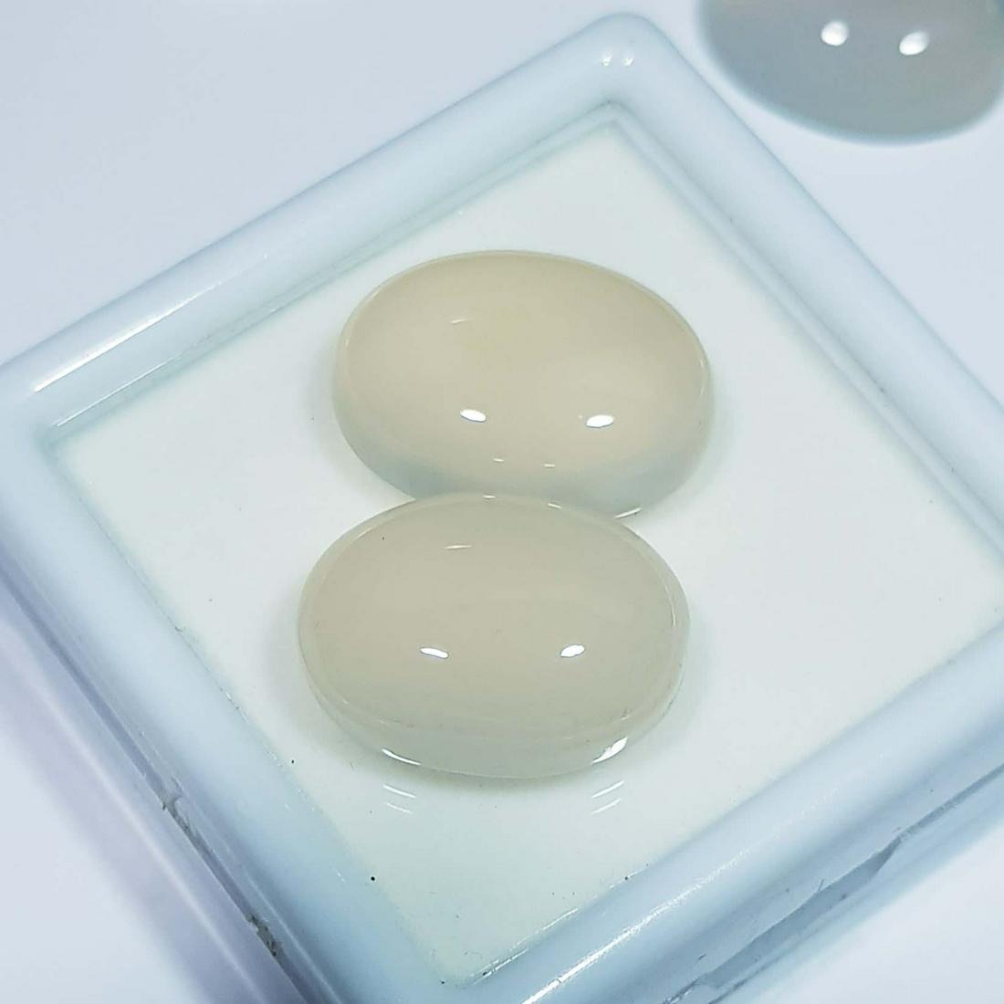 26.73 Ctz Natural Chalcedony Pair (1 of 4)