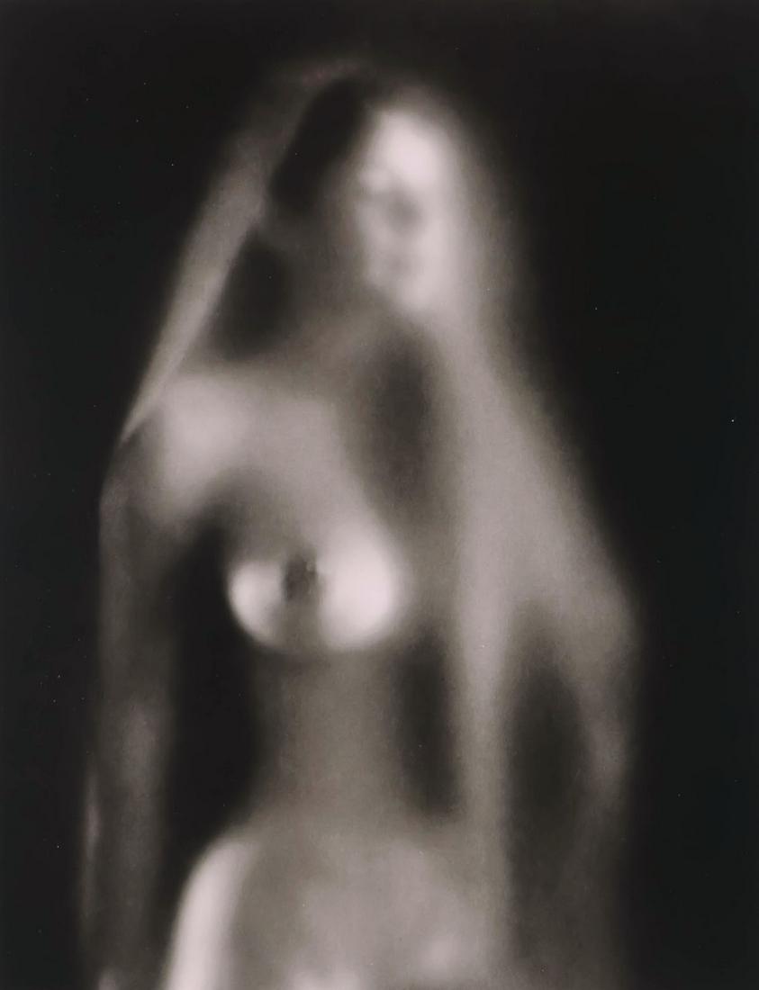 RUTH BERNHARD - Dream Figure, 1968: Artist: RUTH BERNHARD Print Title: Dream Figure, 1968 Medium: Authentic Vintage Duotone Photoengraving Printed in USA in 1980s Image Size approx: 9 x 7” Ruth Bernhard (1905 – 2006), was a 