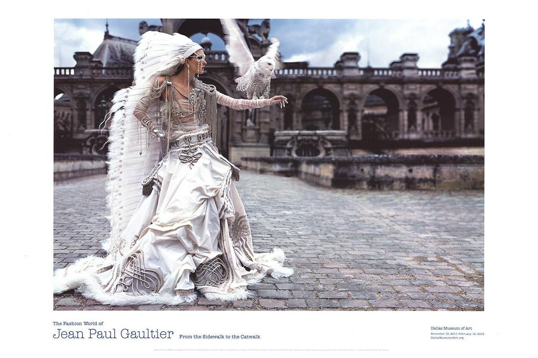 Jean Paul Gaultier - Grafficouture, Raquel Zimmermann, Vogue (Paris) - 2011 Offset Lithograph 24" x: Grafficouture, Raquel Zimmermann, Vogue (Paris) by Jean Paul Gaultier, 2011 Unsigned Offset Lithograph. Paper size is 24 x 36 inches, with an image size of 19.25 x 28.75 inches. The Offset Lithograph 