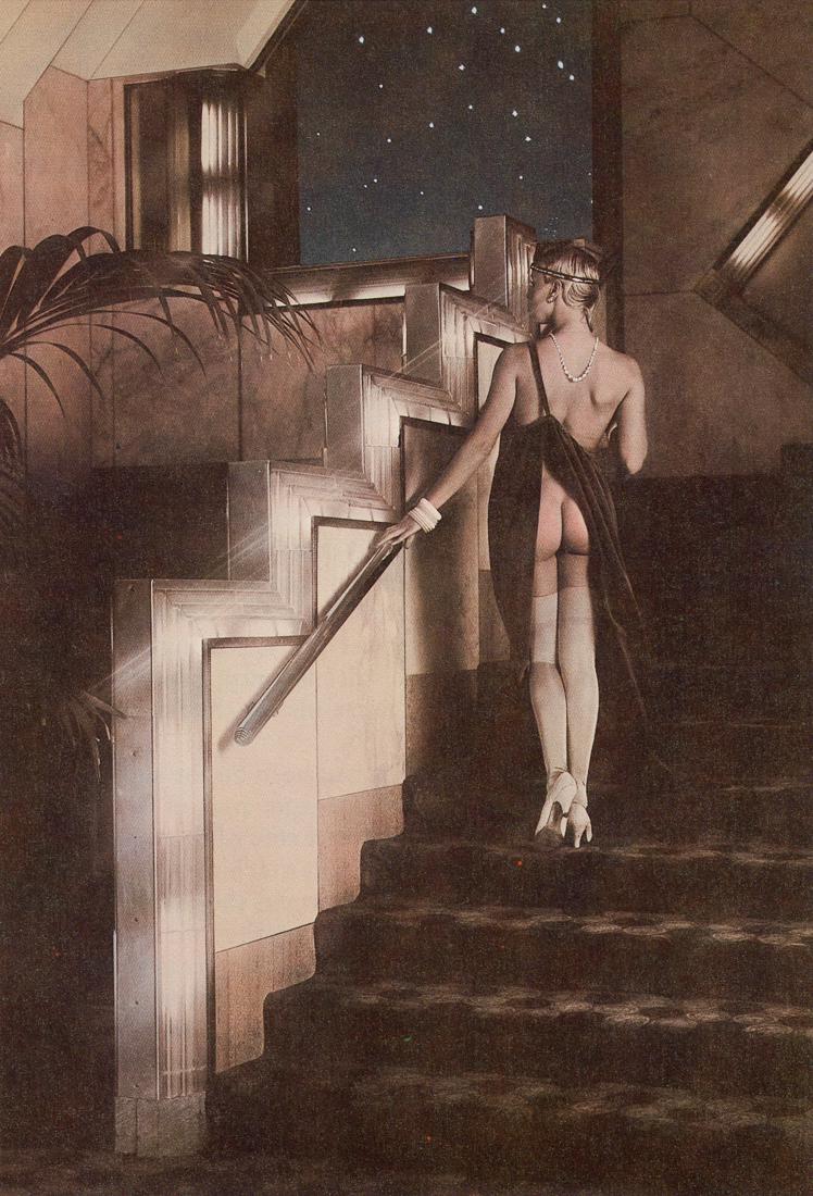 BOB CARLOS CLARKE - Delta of Venus, Anais Nin: Artist: Bob Carlos Clarke Title: Delta of Venus, Anais Nin Medium: Tri-Colored Photo Litho, 1980, Great Britain Dimensions: 5.25x7.75" Description: Heat Wax Mounted on 8.5x11" Conservation Board Artis