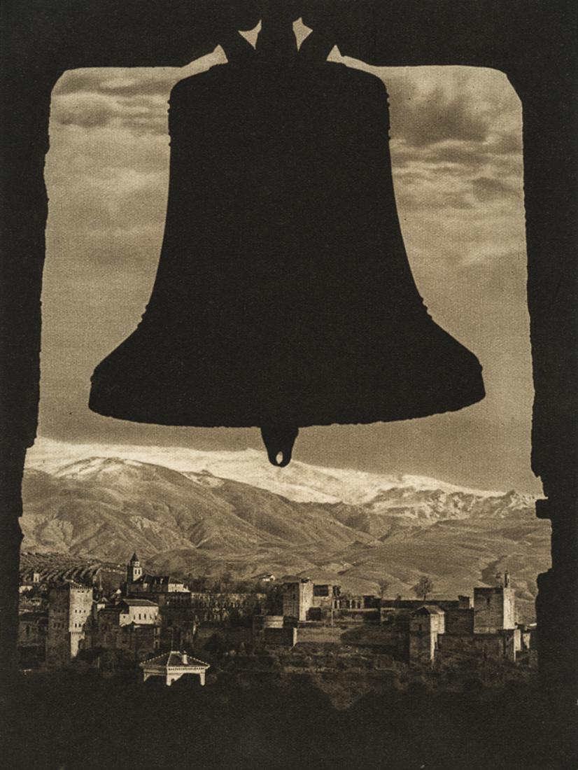 KURT HIELSCHER - Granada-Alhambra: Artist: Kurt Hielscher Title: Granada-Alhambra Medium: Sheet Fed Gravure, 1925, Germany Dimensions: 6.1x8.1" Description: Heat Wax Mounted on 11x14" Conservation Board Artist Bio: Kurt Hielscher was a