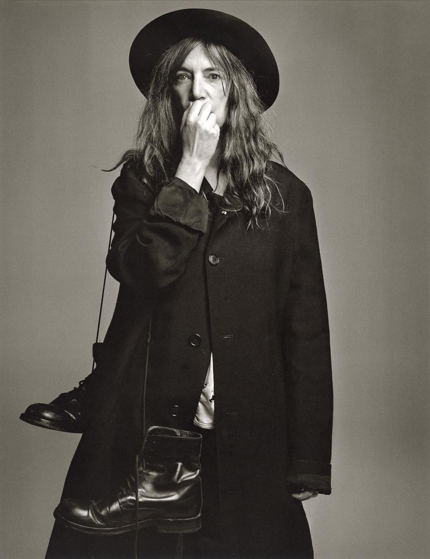 MARK SELIGER - Patti Smith, New York, 2007: Artist: Mark Seliger Title: Patti Smith, New York, 2007 Medium: Photo Litho, 2018, Italy Dimensions: 10.75x14" Description: Heat Wax Mounted on 14x18" Conservation Board Artist Bio: Mark Alan Seliger