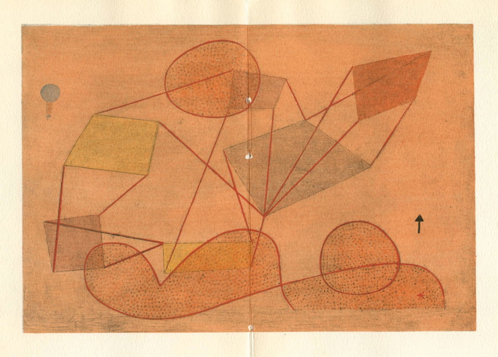Paul Klee pochoir "Sollte Steigen (Should Rise)" (1 of 1)