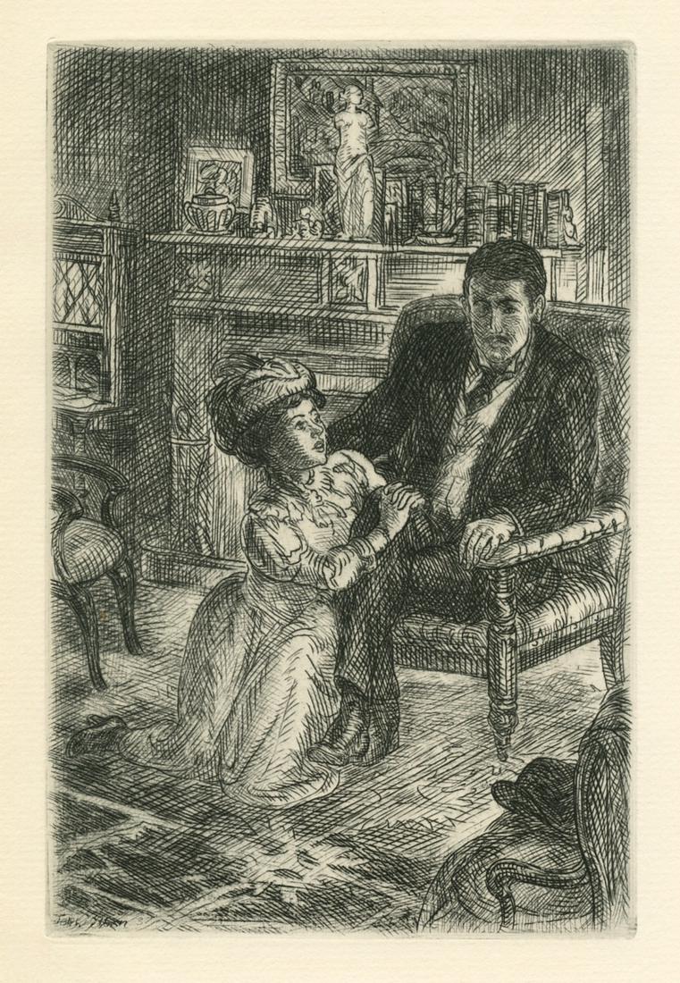 John Sloan original etching | Of Human Bondage (1 of 1)