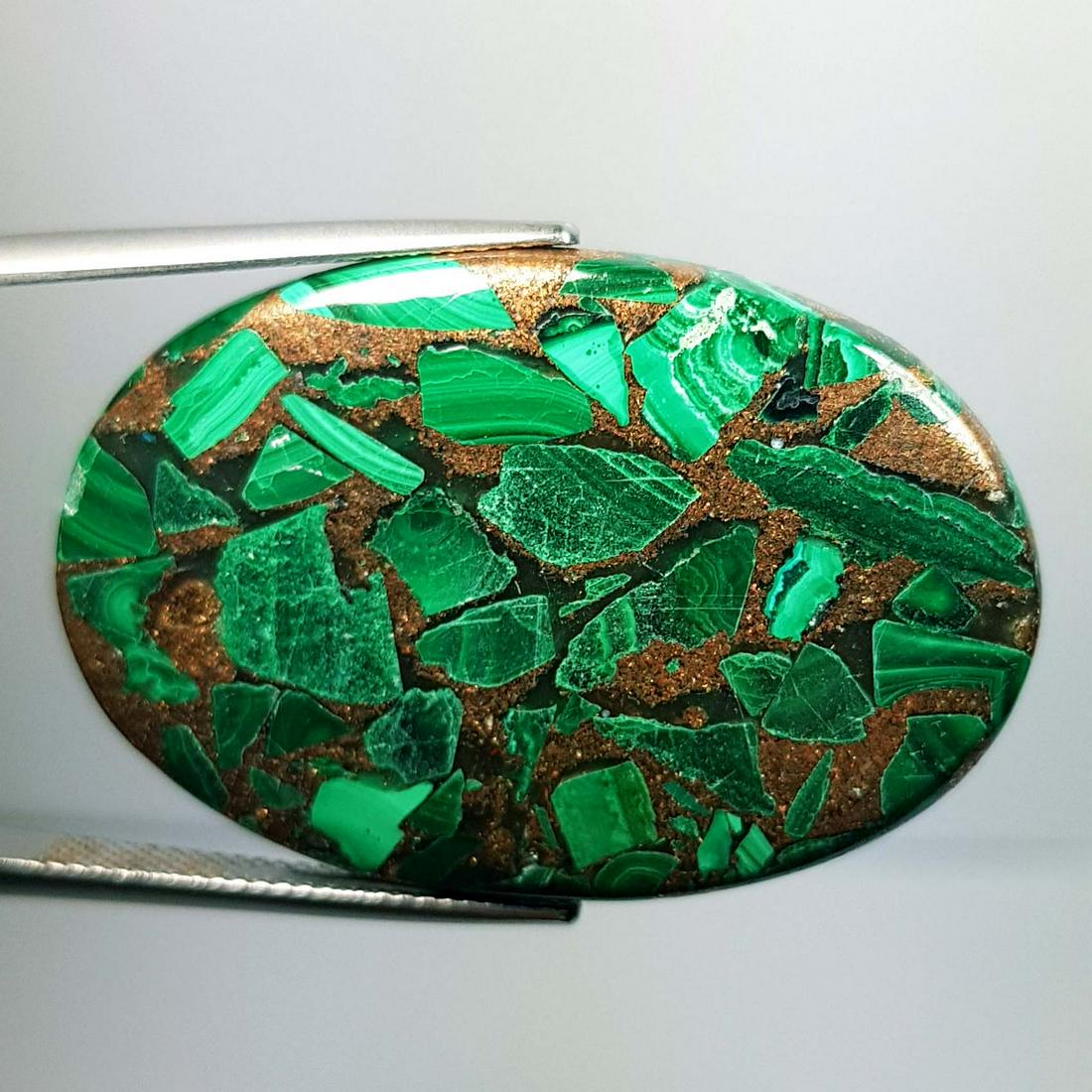 48.05 Ctz Composite Copper Malachite (1 of 3)