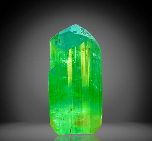 23 Carats Top Quality Damage free Terminated Spectacular Green Tourmaline Crystal From Paprock (1 of 6)