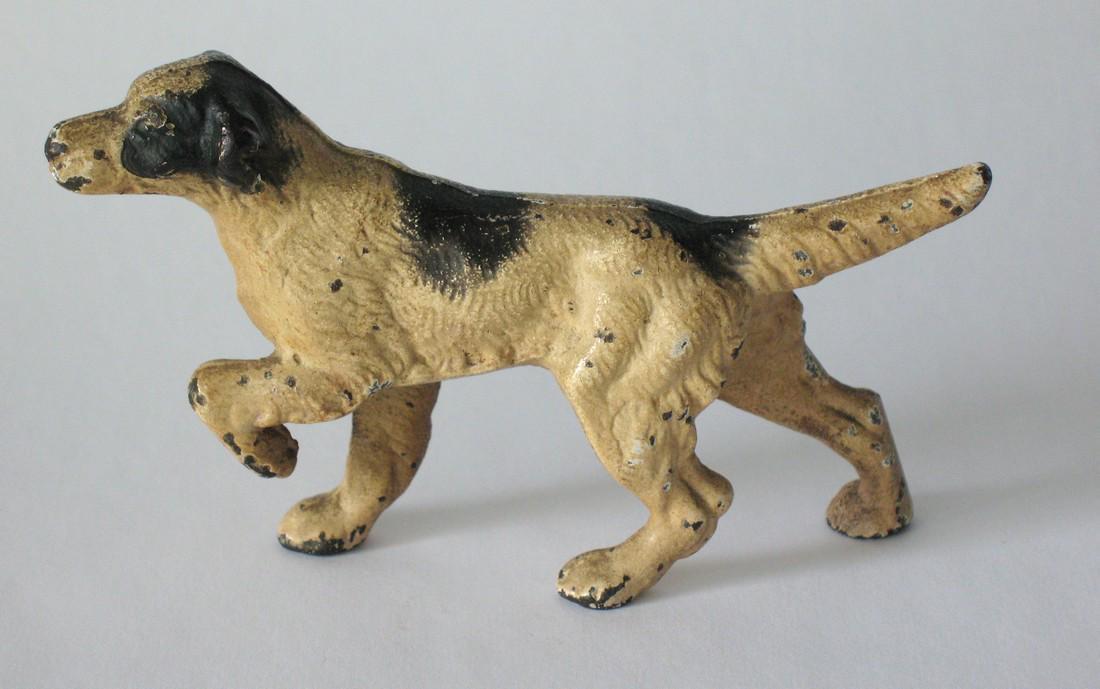 Vintage Cast Iron Pointer Dog Paper Weight (1 of 2)