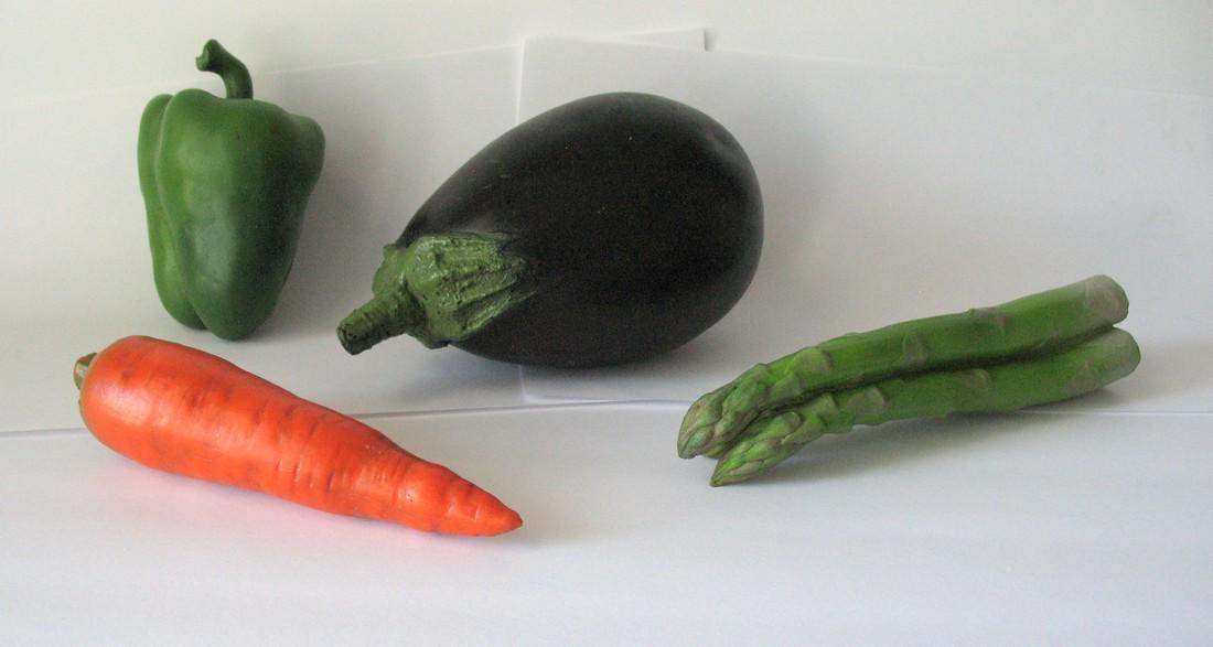 Group Of Vintage Country Store Display Vegetables (1 of 5)