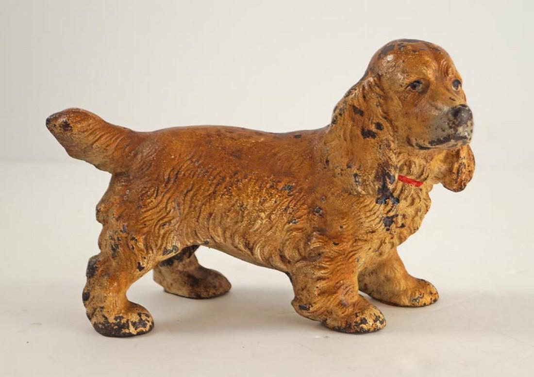 Antique Cocker Spaniel Dog Cast Iron Doorstop (1 of 6)