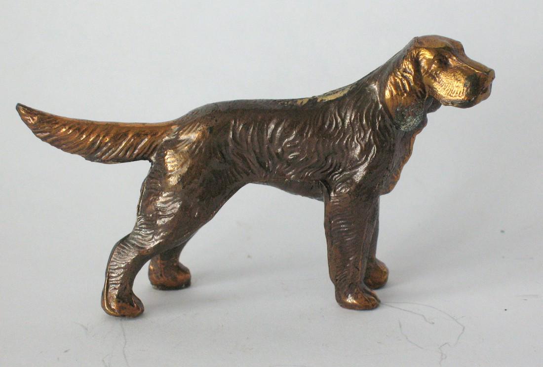 Vintage Brass Retriever Type Dog (1 of 3)