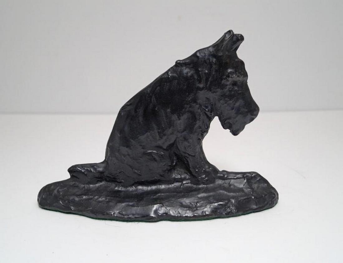Sitting Scottie Dog Cast Iron Doorstop (1 of 7)