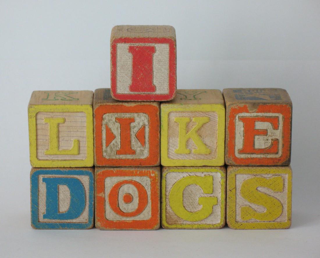 Vintage Wood Children's Blocks (1 of 1)