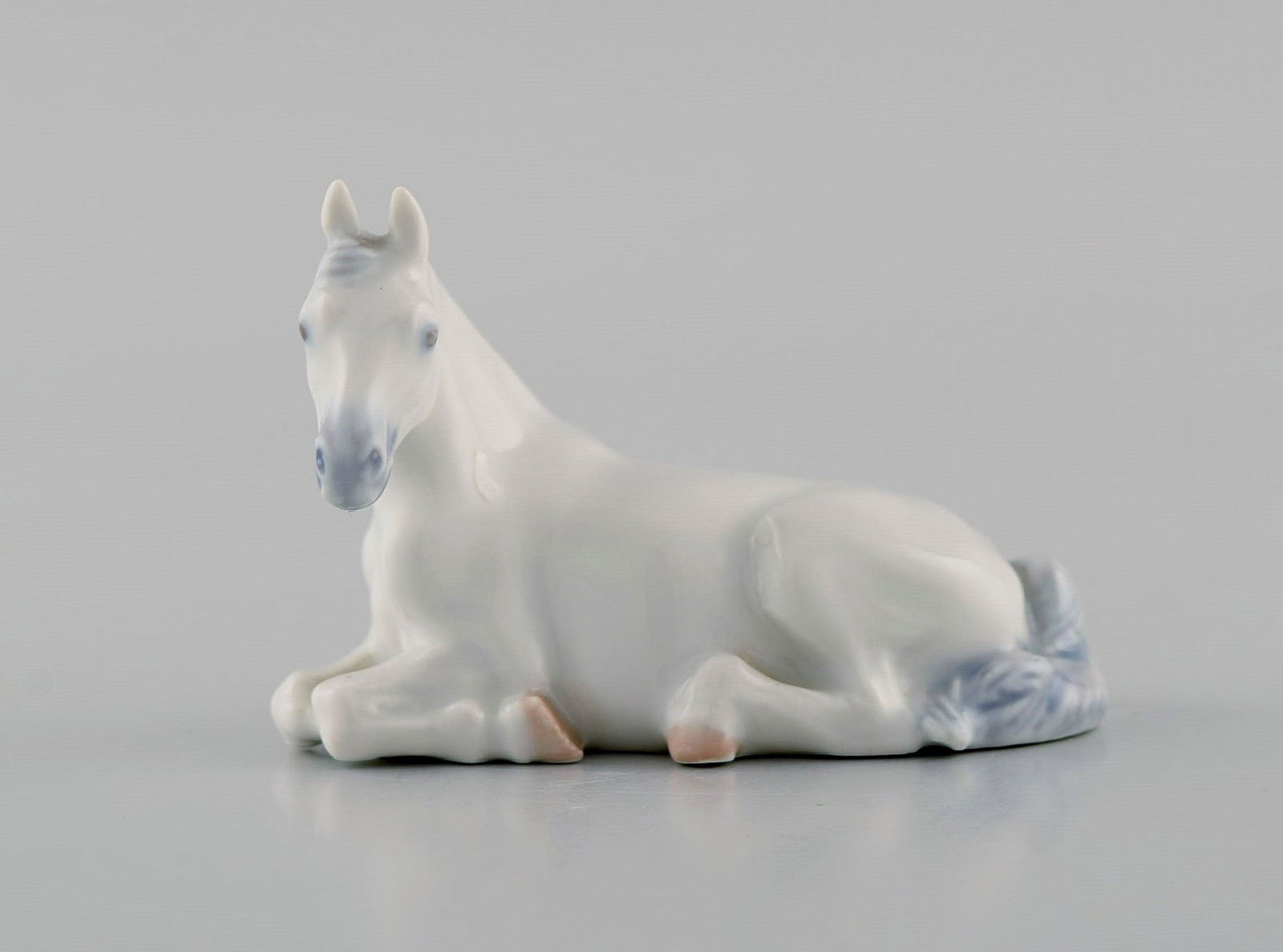 Jeanne Grut for Royal Copenhagen. Rare porcelain figurine. White foal. 1960s. Model number 4882.: Jeanne Grut for Royal Copenhagen. Rare porcelain figurine. White foal. 1960s. Model number 4882. Measures: 7 x 4.8 cm. In excellent condition. Stamped. 1st factory quality. Reserve: $119.00 Shipping: