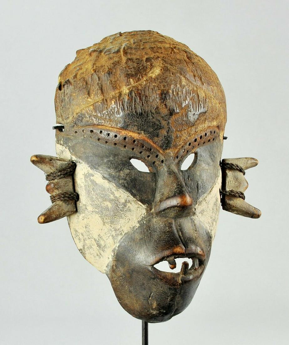 Superb & Powerfull BOA Pongdudu Warrior Mask Congo Drc African Tribal Art 1113 (1 of 10)