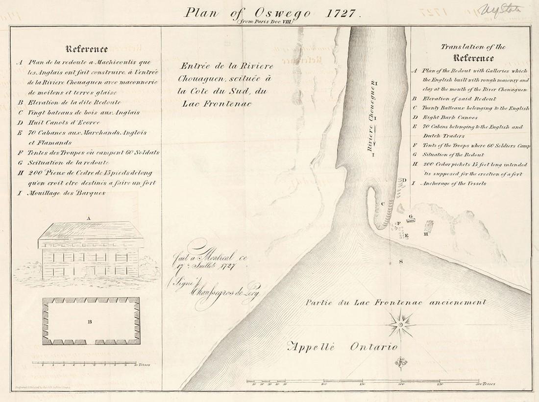 Plan De Oswego 1727. (from Paris Doc. Viii) (1 of 1)