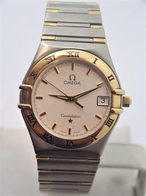 Mens S/Steel & 18k OMEGA CONSTELLATION Quatz Watch Half Bar 33.5mm* EXLNT (1 of 10)