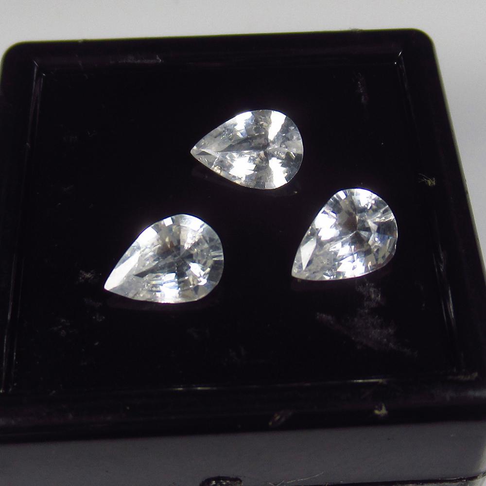 Natural White Sapphire Set - 1.86 Ct (1 of 3)