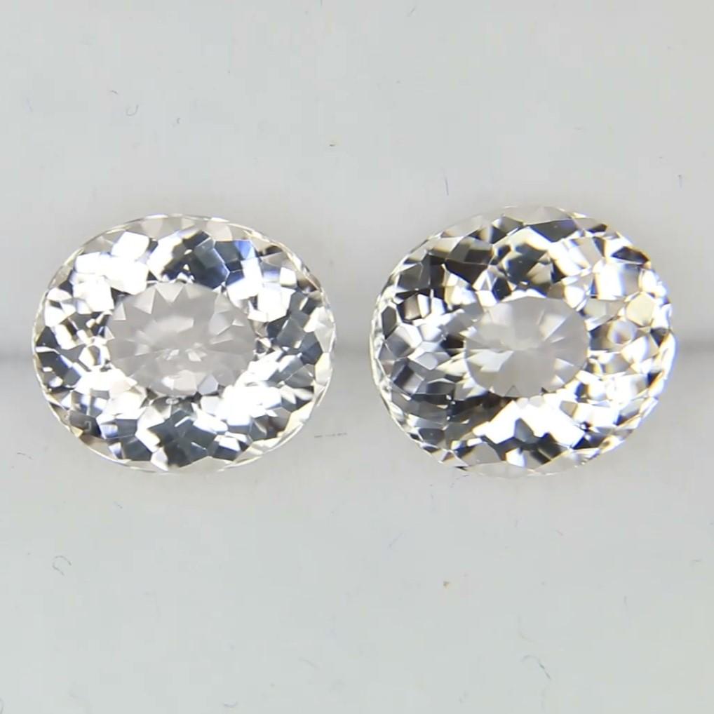 Morganite: Title: Morganite Size: 7.9x6.8x5 / 8x7.1x4.7 Weight: 1.63/1.42ct Cut/Shape: Oval Pair Reserve: $135.00 Shipping: Domestic: Flat-rate of $18.00 to anywhere within the contiguous U.S. International: For
