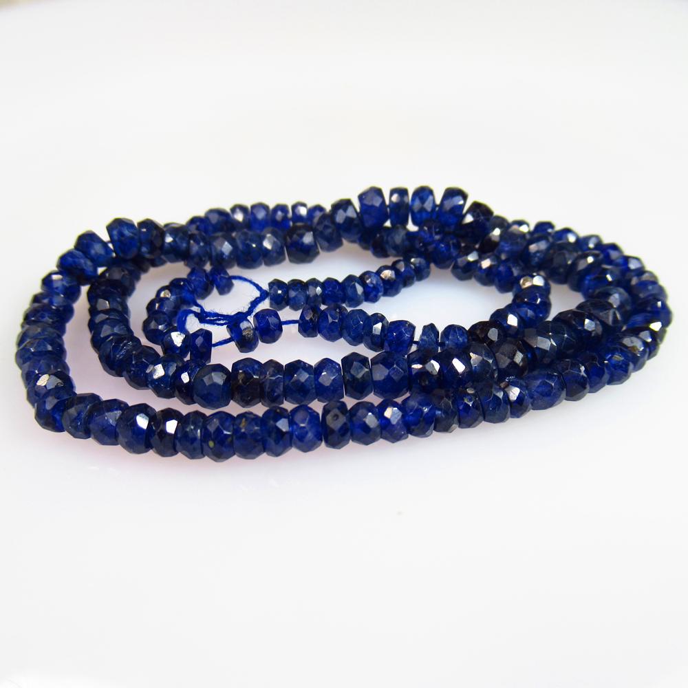 73.50 Ctw Natural 146 Blue Sapphire Round Beads (1 of 3)