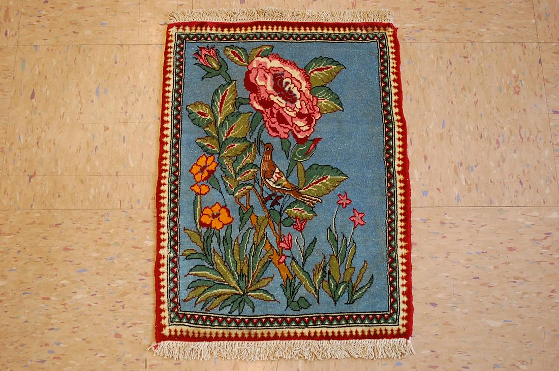 Persian BIJAR ORIENTAL RUG 1'5 'X 1'11" (1 of 7)